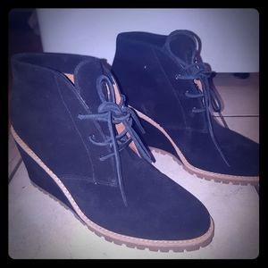 Coach size 9 wedge style booties